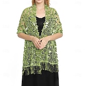voordelige bruiloft gast wraps-Dames Wikkel Elegante Zon Bescherming Mouwloos Kant Bruiloft Wikkels Met Effen Kleur Voor Bruiloft Zomer