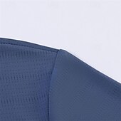preiswerte Klassisches Poloshirt für Herren-Herren Golfshirt Golf Poloshirts Arbeit Lässig Revers Kurzarm Basic Modern Einfach Patchwork Knöpfe Sommer Normale Passform Meerblau Schwarz Weiß Marineblau Golfshirt