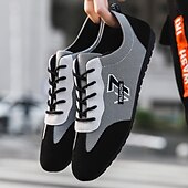 abordables Baskets Décontractées-Baskets à lacets beiges et bleu marine pour homme – Chaussures de sport en nylon respirant pour un style de vie actif et un usage quotidien