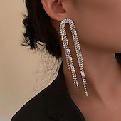 abordables Boucles d&#039;oreilles-Femmes Boucles d&#039;oreilles pendantes Boucles d&#039;oreilles Frange à pompons Joie Des boucles d&#039;oreilles Bijoux Argent / Dorée Pour Mariage Quotidien Fiançailles Bal de promo Festival
