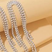 abordables Boucles d&#039;oreilles-Femmes Boucles d&#039;oreilles pendantes Boucles d&#039;oreilles Frange à pompons Joie Des boucles d&#039;oreilles Bijoux Argent / Dorée Pour Mariage Quotidien Fiançailles Bal de promo Festival