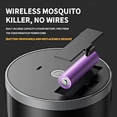 economico Repellenti per zanzare elettrici-Lampada repellente per zanzare USB Dispositivo portatile da esterno Funzione di luce notturna Controllo delle zanzare conveniente