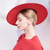 cheap Party Hats-Elegant Sweet Flax Hats with Bowknot / Party / Evening Headpiece/ Office &amp; Career / Graduation / Congratulations / Anniversary / Back To School / Outdoor / Carnival Hats Race Day Dress