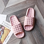 billiga Hemmetofflor-Tofflor för kvinnor inomhus badrum bad halkfria mjuka botten mode hem par sandaler och tofflor män sommar