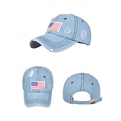  250-årsjubileum i USA Hatter USA Flagg Fritid Voksne Herre Dame Halvhjorteårsjubileum Maskerade Uavhengighetsdag Avslappet Festival Kle deg opp