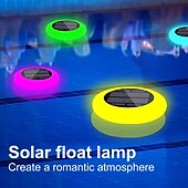 baratos Luzes Subaquáticas-1 pc led solar luzes de chão ao ar livre à prova d&#039;água rgb luz colorida piscina luz terra plug in dupla finalidade split design ip65 à prova d&#039;água pátio jardim gramado caminho piscina fonte paisagem