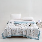 baratos Cobertores de cama-Colcha de verão, Floral / flor Fibra de Liocel Confortável cobertores