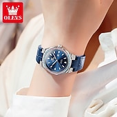 cheap Quartz Watches-OLEVS 5606 Mother's Day Gift for Women's Watch Luxury Original Quartz Watch Waterproof Luminous Diamond Watch Fashion Elegant