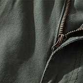 preiswerte Klassiker-Herren Cargo-Shorts Shorts Sommershorts Mehrere Taschen Klappentasche Einfach Komfort tragbar Knielang Outdoor Sport Täglich Mode Lässig Schwarz Gelb