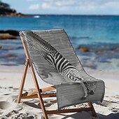 economico set di asciugamani da spiaggia-telo mare stampato, telo mare leggero e anti-sabbia ad asciugatura rapida, ideale per viaggi, piscina e uso all&#039;aperto