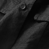 Χαμηλού Κόστους Βασικά Ψεύτικα Πουκάμισα-Γυναικεία Λινό από ψεύτικο βαμβάκι Τσέπη Κουμπιά Σκέτο Βασικό Καθημερινό Αμάνικο Λαιμόκοψη V Κανονικά μπλουζάκια Αργίες Εξόδου Μαύρο Πορτοκαλί Πράσινο του τριφυλλιού Χακί Μπεζ Καλοκαίρι