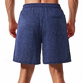 cheap Casual Shorts-Men&#039;s Athletic Shorts Sweat Shorts Shorts Summer Shorts Pocket Drawstring Elastic Waist Plain Comfort Breathable Short Outdoor Sports Classic Casual Black Navy Blue