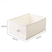 economico Organizzatori di Cassetti per Vestiti-Organizzatore per guardaroba con maniglia, sottile contenitore pieghevole per cassetti per armadio, contenitore in tessuto per jeans, maglioni, t-shirt, sciarpe, reggiseni