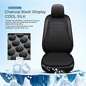 economico Coprisedili per auto-Cuscini per sedili auto traspiranti - comfort rinfrescante per tutte le stagioni, vestibilità leggera &amp;imbottitura in spugna di poliestere portatile per un maggiore relax