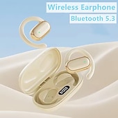 abordables Écouteurs Bluetooth sans fil-Écouteurs sans fil X96 Bluetooth 5.3 avec contrôle tactile réduction de bruit chargement Type-C et longue autonomie pour appareils mobiles
