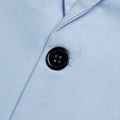 billige Lin blazer-Herre Blazer i lin Sport Coat Mote Fritid Ensfarget Blazer Sjø blå Himmelblå Mørkegrå Standard passform Enkelt Brystet Enn-knapp
