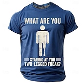 preiswerte Lustige T-Shirts für Männer-Herren Lustiger Slang Sarkasmus T Shirt Kurzarm T-Shirt 3D-Druck Rundhalsausschnitt Hemd Mode Täglich Lässig Straße Lässig Täglich Schwarz Blau Grün Sommer Frühling Ganzjahres Bekleidung S M L XL XXL