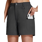 preiswerte Unterteile-Damen Laufshorts Cargoshorts Wandershorts Außen Normale Passform Schnelltrocknend Shorts Elastischer Bund Schwarz Khaki Spandex Jagd Klettern Laufen S M L XL XXL