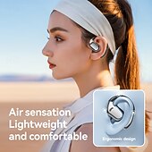 お買い得  ビジネスヘッドセット-m75 ハンズフリー電話運転ヘッドセット 耳かけ式 Bluetooth 5.3 ステレオ サラウンド サウンド HiFi フィットネス ジム ワークアウト 携帯電話用