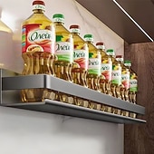 levne Kuchyňská úložiště-závěsný stojan na kořenky koupelnová nástěnná police, 30/40/50 cm nástěnná skříňka na kořenky nástěnný organizér na kořenky vodotěsný a nerezový organizér na koření