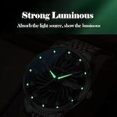 cheap Quartz Watches-Luxury Brand Man Watch Waterproof Luminous Date Week Men&#039;s Quartz Wristwatch Stainless Steel Fashion Sports Men Watches