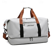 cheap Luggage &amp; Travel Storage-Weekender Bag Travel Duffel Bag with Shoe Compartment, Large Capacity Carry On Tote for Women, Gym Bag with Trolley Sleeve for Short Trips, Business Travel, Overnight, Handbag for Luggage