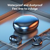 cheap Telephone &amp; Business Headsets-Mini Wireless Earbuds for Small Ear Canals and Side Sleepers Sleep Invisible Headphones Bluetooth Noise Cancelling Waterproof Tiny Wireless Earphones with Charging Case