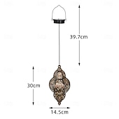 halpa Maisemavalot-1kpl 0.5 W Aurinkopaneeli LED-valot Aurikoladattava Lämmin valkoinen 1.2 V 1 LED-helmet