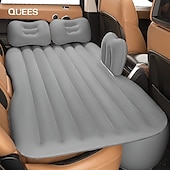 abordables Actividad al Aire Libre-Cama inflable multiambiente para acampar, cojín inflable para exteriores, cama inflable para coche, habitación, colchón para caravana, SUV, cama inflable de respaldo, cómoda y fácil de limpiar.