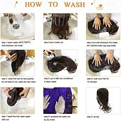 abordables Perruques Synthétiques Sans Bonnet-Perruque marron ombré pour femme avec frange rideau, cheveux synthétiques bouclés naturels de longueur moyenne, résistants à la chaleur, pour un usage quotidien, pour un cosplay ou une fête