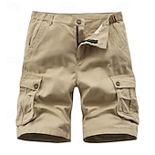 economico Classico-Per uomo Pantaloncini cargo Pantaloncini mimetici Shorts Pantaloncini Estivi Multi-tasche Tasca con Patta Semplice Mimetico Comodità Indossabile Lunghezza al ginocchio All&#039;aperto Sport Quotidiano