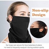 billiga Hemma kläder-Sol UV-skydd Ansiktsmask Nackgaiter Vindskyddande Scarf Solskydd Andningsbar Bandana Balaclava för Sport Utomhus