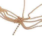 economico Accessori-1 pezzo Per donna Fasce Set di accessori per capelli Per Ferie Retrò Lega Oro