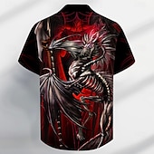 cheap Vintage Shirt-Dragonsword LICHBLADE Ruth Thompson-Yujin Jung Men&#039;s Dragonfly Button Up Shirt Short Sleeve Designer Shirt Limited Artist Edition