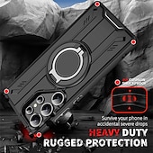 お買い得  サムスン用ケース-S24 Ultra Plus、S23 Ultra/Plus、S22 Ultra、S25 Plus/Ultra 用の電話ケース 磁気吸着 スタンド付き 幾何学 TPU PC メタル