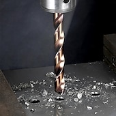 お買い得  ドリルビットセット-13/19/25個のコバルトドリルビットセット、m35高速度鋼、硬化金属、ステンレス鋼、鋳鉄、木材、プラスチック用のツイストジョブバー長さ、金属インデックス収納ボックス付き