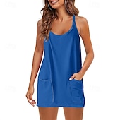 preiswerte Freizeitkleidung-ärmelloses Minikleid für den Sommer für Damen