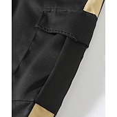 economico Classico-Per uomo Pantaloncini cargo Shorts Pantaloncini Estivi Coulisse Elastico in vita Multi-tasche Semplice Comodità Indossabile Lunghezza al ginocchio All&#039;aperto Sport Quotidiano Moda Casual Nero Cachi