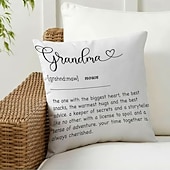 cheap Throw Pillows &amp; Covers-Best Grandma Decorative Toss Pillows Cover 1PC Soft Square Couch Cushion Case Pillowcase for Bedroom Livingroom Sofa Chair