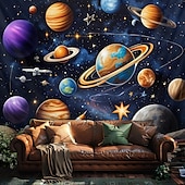 cheap Planet Tapestry-Planet Universe Hanging Tapestry Wall Art Large Tapestry Mural Decor Photograph Backdrop Blanket Curtain Home Bedroom Living Room Decoration