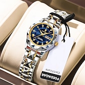 levne Quartz hodinky-Dámské Křemenný Náramkové hodinky Retro ročník Wristwatch LCD VODĚODOLNÝ Pásek z nerezové oceli Hodinky