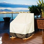 Χαμηλού Κόστους Κάλυμμα Καναπέ-Έπιπλα εξωτερικού χώρου κήπου καλύμματα κουνιστή καρέκλας βεράντας, αδιάβροχα καλύμματα κουνιστή καρέκλας αυγών βεράντας, περιστρεφόμενο κάλυμμα καρέκλας, ταιριάζει ως βαθύ κάλυμμα καθίσματος σαλονιού