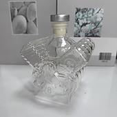 cheap Barware-V8 Engines Whisky Bottle, Premium Glass, Best Fathers Day Gift for Men, Unique and Fun Liquor Dispenser, Tabletop Decor