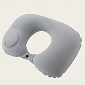 お買い得  寝具アクセサリー-U字型インフレータブル枕、ナイロン製、ポリエステルゼルファイバー充填、スナップクロージャー、手洗い可能、マルチポジションでの快適なオールシーズン用、宇宙テーマのオフィス＆アウトドアテント枕