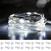 economico Lampada proiettore e proiettore laser-Luci a stringa LED a batteria 10 confezioni di decorazioni per palloncini interne mini LED festa matrimonio Natale luci d&#039;atmosfera a stelle piene