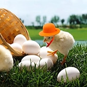 economico Supporto e Cura degli Animali-Cappello da pollo in fibra di poliestere resistente con chiusura a coulisse per la protezione del pollame, adatto a varie razze di polli