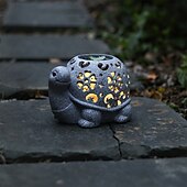 economico Luci paesaggistiche-1 pz. Luce decorativa solare per esterni a forma di tartaruga cava, per cortile, giardino, sentiero, parco, paesaggio, ornamento, luce, statua, animale carino.