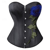 economico corsetto-Rococò Completo Mascherata Corsetto Overbust Cosplay Controllo della Pancia Push-Up Jacquard Jacquard Per donna Reale Mascherata Feste Carnevale di Venezia Adulti Corsetto