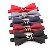 cheap Men&#039;s Ties &amp; Bow Ties-Men&#039;s Neckties Modern Contemporary Metal Solid Color Wedding Party Daily Wear