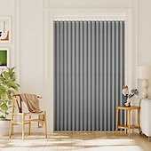 cheap Door Curtains-1 Linen Textured Magnetic Folding Room Divider Curtain, Blackout Curtain Closet Door Curtain Invisible for Bedroom Room Living Room No Puching or Tools